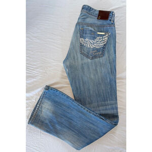 Armani Exchange A/X Boot Cut Stretch Denim Jeans Women's Size 6S